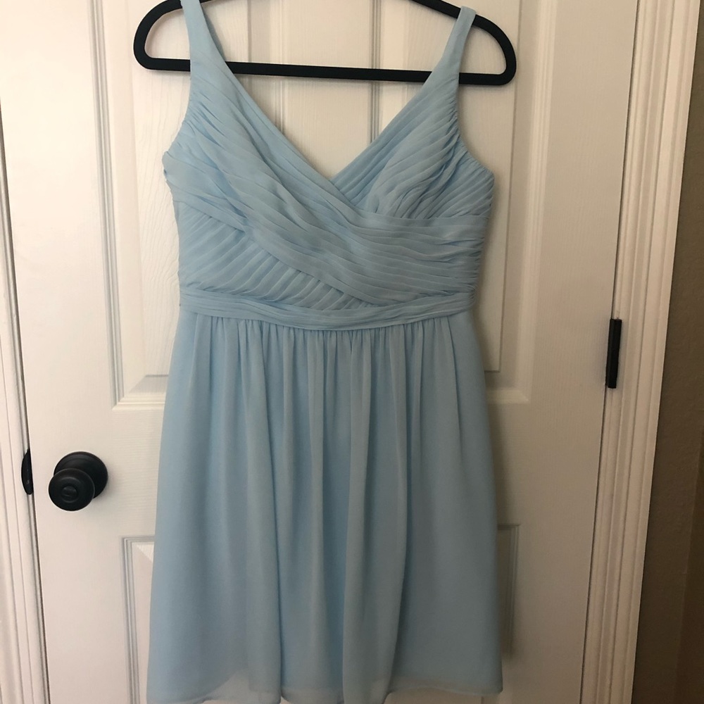 Powder Blue Bridesmaid Dress